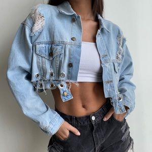 CARMAR cropped denim jacket